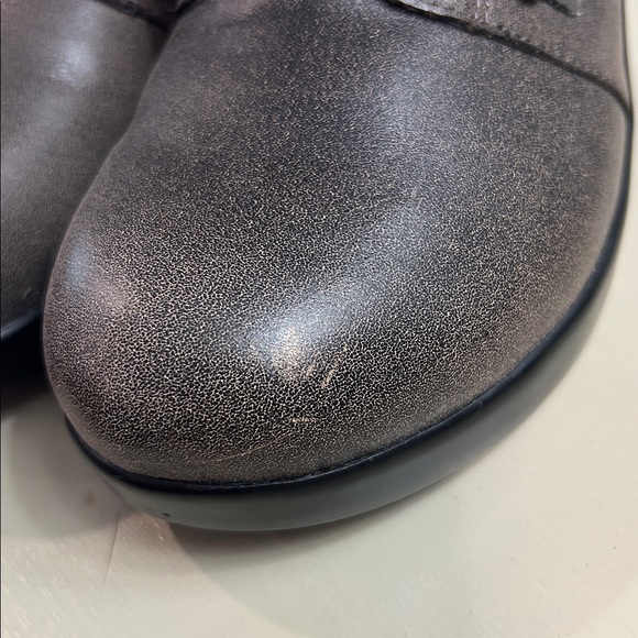 Alegria Metallic Gray Ankle Boots - Picture 4 of 15